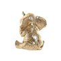 Figurine Décorative Home ESPRIT Doré Eléphant 13 x 12 x 14 cm (3 Unités)