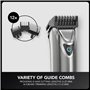 Wahl Washable Stainless Steel Multigroomer, tondeuse à barbe et cheveux pour hommes, tondeuse à domicile, tondeuse nez-oreilles,