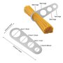 Lot de 4 de Serveur de Pâtes Acier Inoxydable, Jicyor 2pcs Pinces à Spaghettis +1pcs Cuillère à Pâtes +1pcs Outil de Mesure Spag