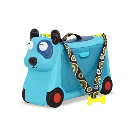 B. Toys - Woofer on The Gogo - Valise à roulettes - Bagage pour Enfants - Espace de Rangement pour Les Voyages - 2 Ans +