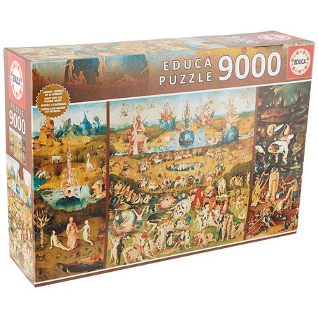 Educa - Puzzle XXL. Le Jardin des Délices. Puzzle de 9.000 pièces pour Adultes (14831)