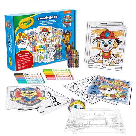 Crayola - Set Créatif Pat' Patrouille 5 Activités