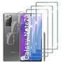 [3+3 Pièces] Verre Trempé pour Samsung Galaxy Note20