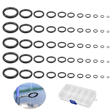 JDCMEI 55 Pièces Anneaux de Guidage de Canne à Pêche