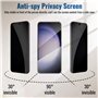 [3 Pièces] Anti-Espion Verre Trempé pour Samsung Galaxy S23 FE, Protecteur D'écran de Confidentialité, 9H Dureté Film Protecteur