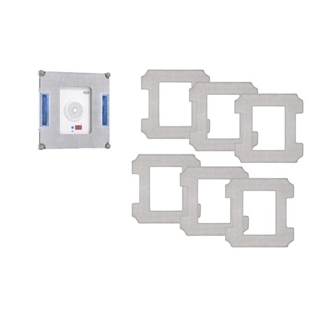 ANBOO 6PCS serpillère rechange Compatible avec Ecovacs Winbot W1 / W1 Pro / W2 / W2 Omni