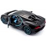 BBURAGO MAISTO - Bugatti Chiron Edition Record 402 km/h - Modèle M31514BK - Moulé sous Pression 1/24 - Couleur Spéciale