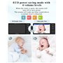 HelloBaby Moniteur pour bébé avec écran divisé de 5,5 Pouces, caméra de Surveillance pour bébé HD IPS 1080p, sans WiFi, Moniteur