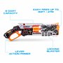 X-Shot Skins Lock Blaster par ZURU avec 16 fléchettes, Barillet Rotatif, Technologie Air Pocket Dart