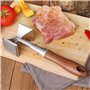 Asdirne Marteau à Viande, Attendrisseur de Viande Très Résistant, Marteau à Steak avec Manche en Bois et Alliage de Zinc de Qual