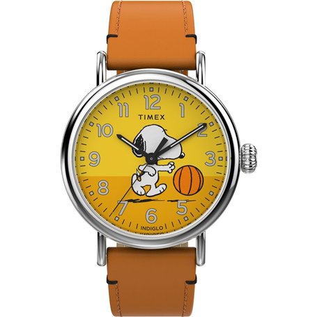 Timex Montre Analogique Quartz pour Hommes Standard x Peanuts Basketball