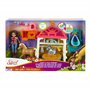 Spirit l'indomptable Coffret Nurserie avec poupée Lucky 18 cm, 4 figurines d'animaux, et accessoires, jouet pour enfant, HCH37
