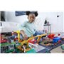 Hot Wheels - Coffret Garage City Downtown - avec 1 Voiture Espace pour 4 Véhicules - Compatible Circuits et Kits City - Cadeau d