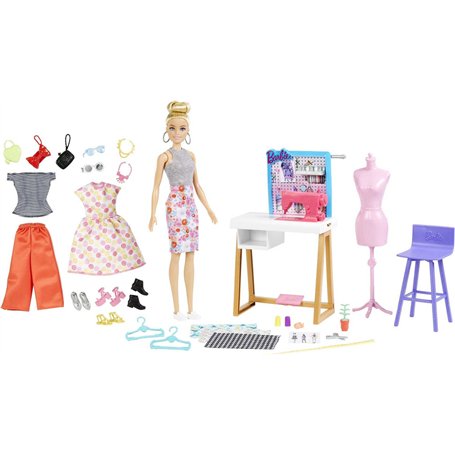 Barbie Metiers Coffret Studio Creation Mode