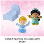 Fisher-Price Princesses Disney Coffret Little People, Château lumières Magiques et Danse Jouet Musical avec Figurines Cendrillon