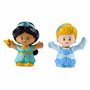 Fisher-Price Princesses Disney Coffret Little People, Château lumières Magiques et Danse Jouet Musical avec Figurines Cendrillon