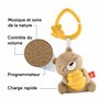 Fisher-Price Veilleuse musicale Mon Ourson Dodo avec lumière et minuteur personnalisable pour nouveau-nés, HRB18