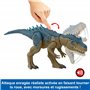 Mattel Jurassic World Carnage Sans Pitié Dinosaure Allosaurus, figurine articulée avec attaque continue par morsures et rugissem