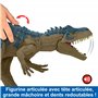 Mattel Jurassic World Carnage Sans Pitié Dinosaure Allosaurus, figurine articulée avec attaque continue par morsures et rugissem