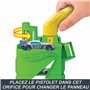 Hot Wheels Let’s Race Netflix - Coffret Super Recharge Station-Service Interactif, avec Chargeur Véhicule Électrique Factice, Éc
