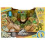 Fisher-Price Jouet dinosaure Imaginext Jurassic World Dilophosaurus, figurine de plus de 40 cm avec effets lumineux et sonores,