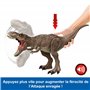 Mattel Jurassic World: La théorie du chaos Netflix - Tyrannosaure Attaque Impitoyable Figurine articulée de dinosaure avec attaq