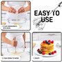 Zulay Kitchen Fouet rotatif - Acier inoxydable batteur à œufs manuel en acier inoxydable batteur rotatif multifonctionnel pour f
