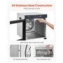VEVOR Déshydrateur alimentaire, 10 plateaux en acier inox, séchoir électrique aliments 1000 W, température réglable, minuterie 2