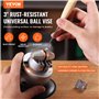VEVOR Boulet de Graveur 78 mm Étau de Gravure Base Rotative à 360° Étau à Boule Mâchoire Réglable avec 30 Accessoires Outil de R