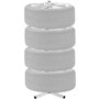 VEVOR Support de Rangement pour Pneus Capacité 4 Pneus