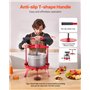VEVOR Pressoir à Fruits Manuel 9 L, Presse à Vin Panier en Acier Inoxydable, avec Poignée en T et Structure Triangulaire, Presse