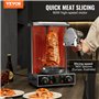 Trancheuse à Viande Turc Shawarma Döner Kebab Commerciale en Inox