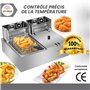 GOLDMAN SERVICE | Thermostat friteuse industrielle hôtellerie, pièce de rechange universelle avec télécommande régulateur (50° à
