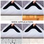 Pinces de Tapis, ne jamais boucler Pinces de Tapis antidérapant Autocollants de Tapis réutilisables pour Les Tapis de Secteur, p