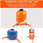 STCRERAG Support de Réservoir de Gaz en ABS Antidérapant Réchaud à Gaz Stand Pliable Cartouche Canister Support Trépied Multi-us