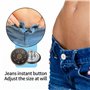 50 Pièces Boutons de Jeans Métalliques - Remplacement Sans Couture Pour Pantalon, Instantanés Réglables Amovibles - 10 Styles Av