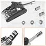 ROCKBROS Outils de Réparation Kit d'outil Vélo VTT 16 en 1 Multifonctions Outil à Main Velo Réparation Poche Noir