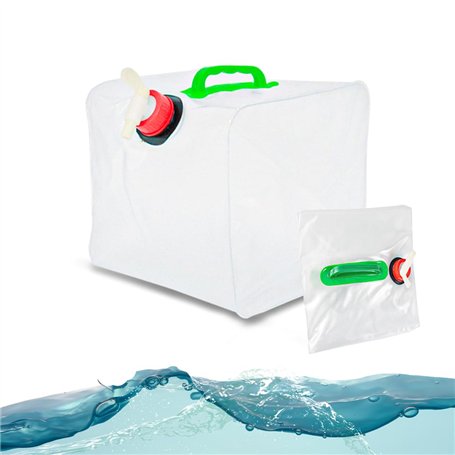 DTYGUIXE Bidon à Eau Pliable 10L Réservoir d'Eau Pliable Reserve Eau Camping Conteneur d'Eau Pliable avec Robinet Portable Bidon