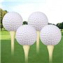 Lot de 24 balles de Golf en Plastique Creuses pour la Pratique de la Fosse de Golf, la Cour, Les Enfants et Les Enfants
