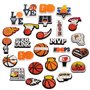 LAjuu 27Pcs Charmes de Chaussures Basketball Shoe Charms PVC Charm Chaussures pour Décorer des Chaussures