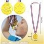 100 Pièces Médailles Enfants, Plastique Medaille Recompense pour récompenses l'école Le Sport ou Les Mini Jeux Olympique Sport D