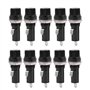 WANGCL 10 pièces 10A 250V porte-fusible montage sur panneau 5 x 20mm porte-fusible couvercle à vis pour équipement électrique et