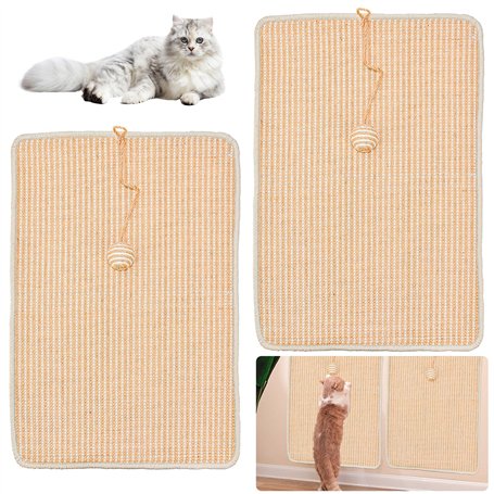 XRPRPX Tapis Griffoir pour Chat Antidérapant 59x39 cm
