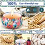 ENCOUN 6 Pièces Bougies Parfumée, Coffret Bougies Parfumées Cadeau, Bougies Parfumées en Cire de Soja, Coffret Bougie pour Bath,