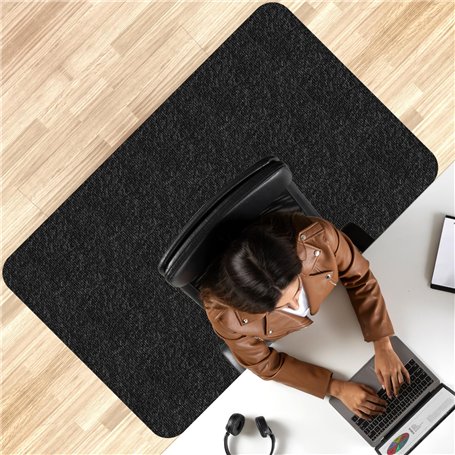 EUZLABBY 140×90cm Tapis Chaise de Bureau