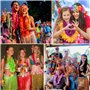 LPAOIS 60 PCS Colliers Hawaien,Tropical Hawaien Lei Luau Fleurs Coloré Colliers,Leis Hawaïens Décorations de Fête,Collier àFleur