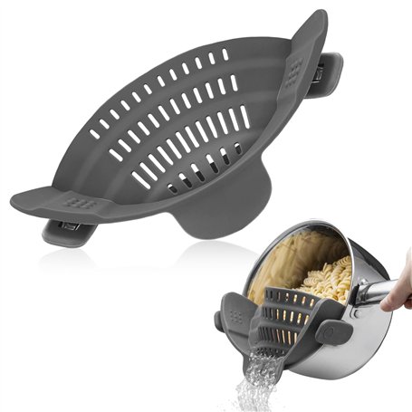 LURNODY Passoire Clipsable Universelle en Silicone