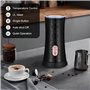 Mousseur À Lait Électrique 4-en-1 Pour Boissons Chaudes & Froides Pour Café, Cappuccino Ou Latte Revêtement Antiadhésif Chauffag