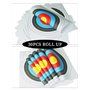 Cibles de tir à l'arc 40 cm x 40 cm Norme Internationale 10 Anneaux en Papier cibles 30 pièces