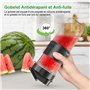 Blender, Mixeur Blender, Blender Smoothie avec 2 Gobelets Tritan de 570 ml, Blender Portable, Mini Blender 500W Peut Piler de la